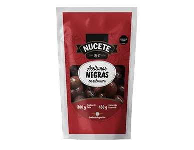 AZEITONA PRETA COM CAROÇO NUCETE DP 24 X 180/300G 