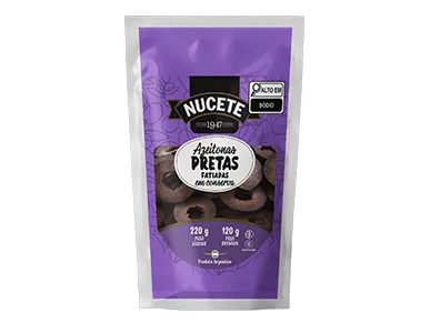 AZEITONA PRETA FATIADA NUCETE DP 24 X 120/220G