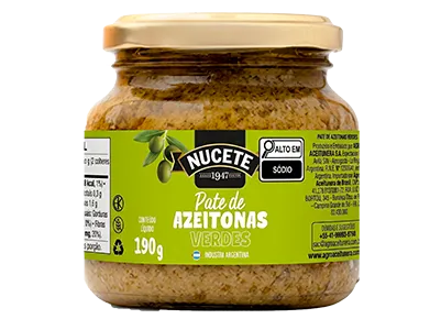 PATÊ DE AZEITONAS VERDES NUCETE VD 12/190G