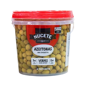 AZEITONA VERDE COM CAROÇO NUCETE BD 2/3KG