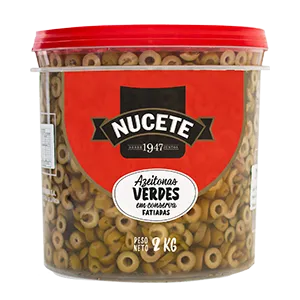 AZEITONA VERDE FATIADA NUCETE BD 1,8/3KG