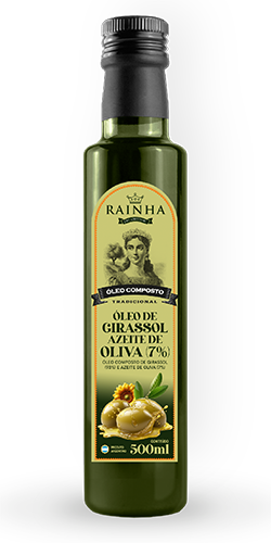 ÓLEO COMPOSTO DE GIRASSOL E OLIVA RAINHA VD 12/500ML