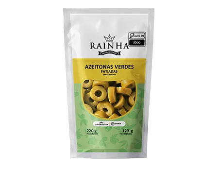 AZEITONA VERDE FATIADA RAINHA DP 24 X 120/220G