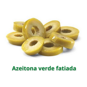 Azeitona verde fatiada